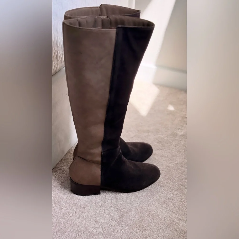 Rockport TruTech Super Comfortable Padded Two-Tone Knee-High Boots